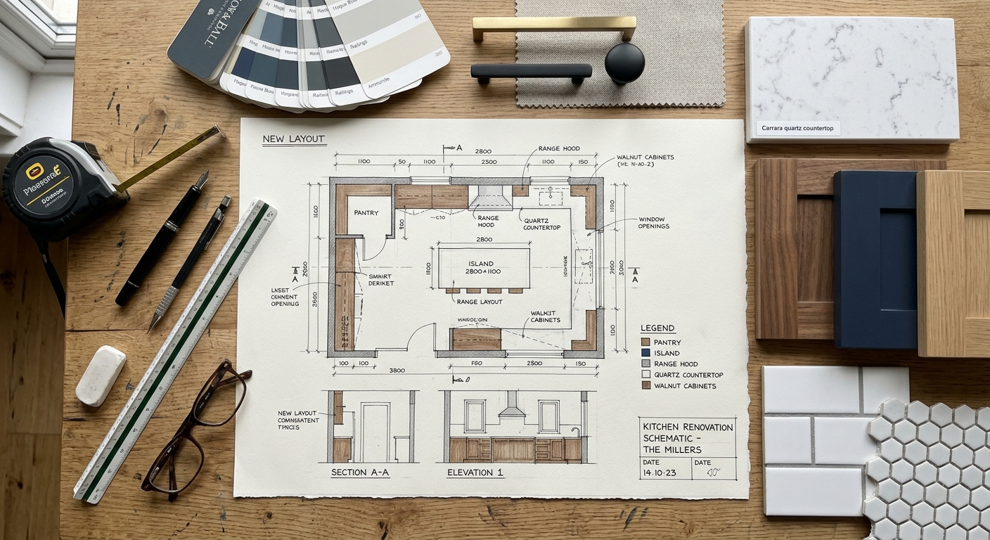 Køkkenerenovering fra A til Z: Plan, budget og gennemførelse